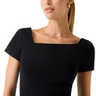 Guess vestito nero fit and flare mini MAELICE W5YK17KCMU2JBLK Vestiti Guess