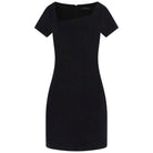 Guess vestito nero fit and flare mini MAELICE W5YK17KCMU2JBLK Vestiti Guess