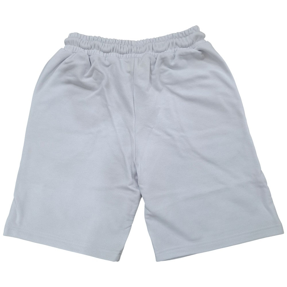 ICON bermuda bianco in felpa logo grande ICUS2S5B001 Bermuda ICON