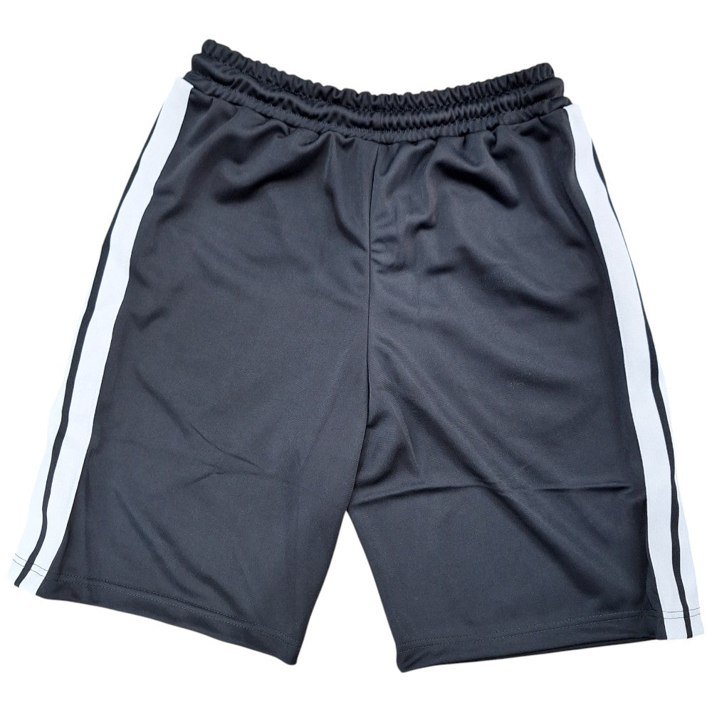 ICON bermuda tuta nero con bande ICUS2S5B019 Bermuda ICON