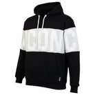 ICON felpa nera cappuccio logo stripe ICUF2W6F010 ICON