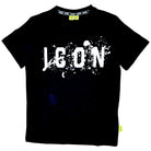 ICON t-shirt nera logo schizzato ICUS2S5T017 T-shirt ICON
