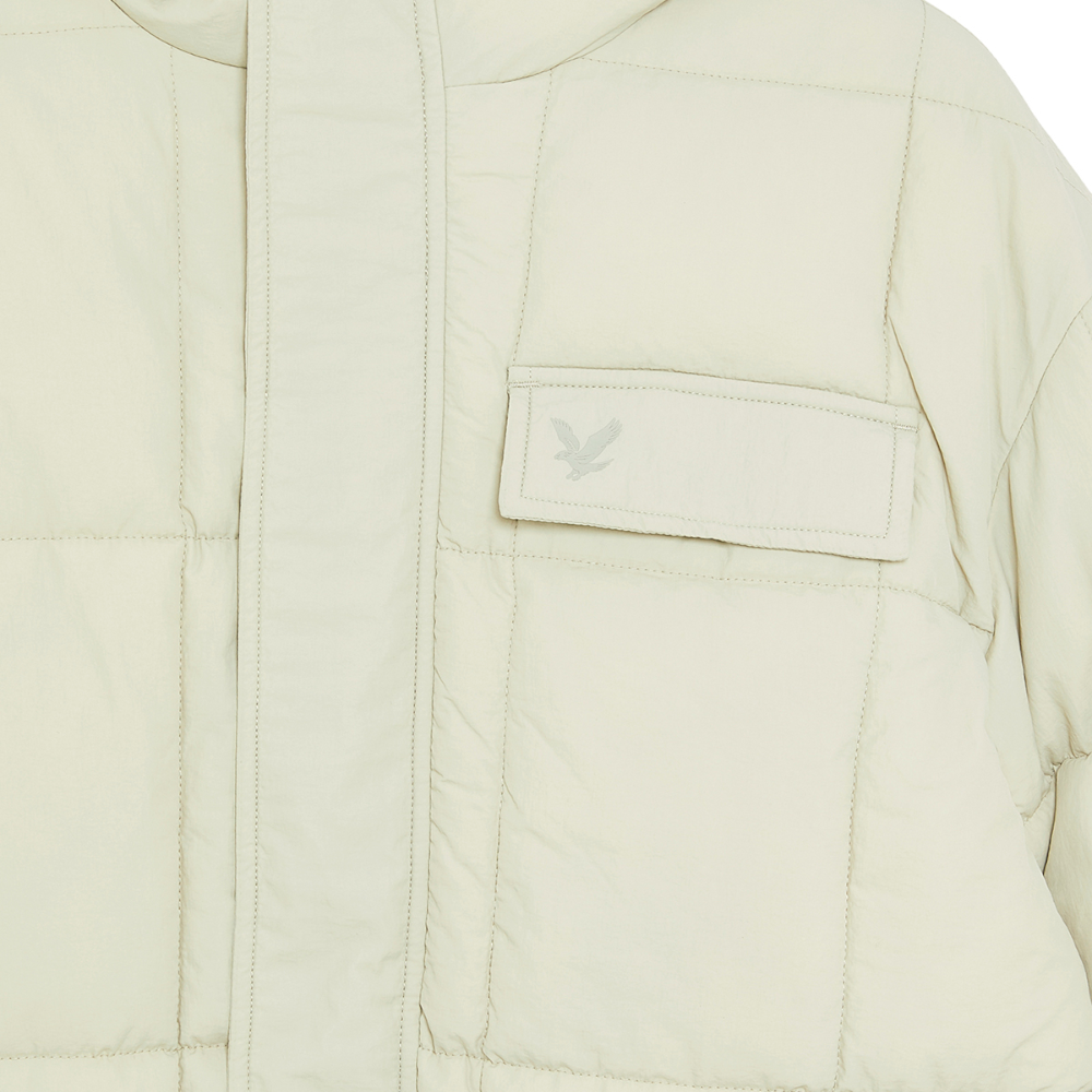 Lyle & Scott giacca reversibile beige nera JK2323V-X960 Giubbini Lyle & Scott