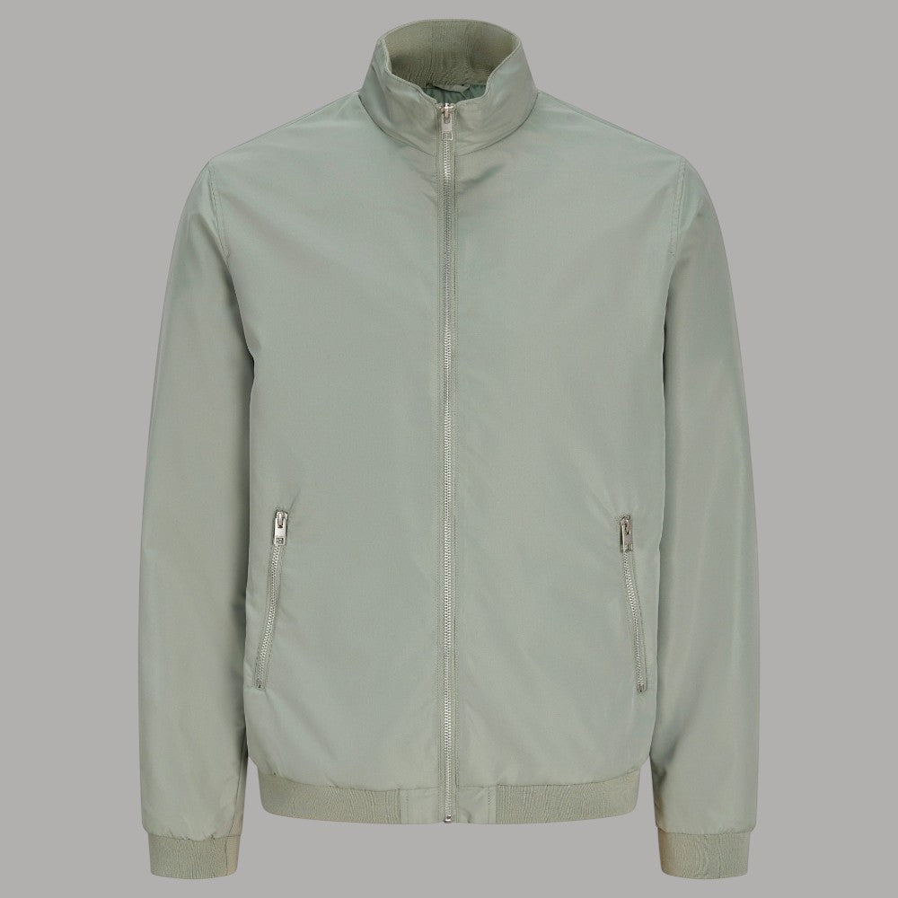 Jack Jones Giubbotto Bomber Mezza Stagione con Tasche Zip - Prodotti di Classe