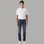 Jeans Levi's 511 slim blu, vita media, gamba affusolata