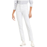 Jeans Levi's 724 bianco western, vita alta, gamba dritta, tasche davanti