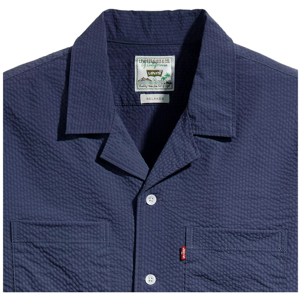 Levi's camicia blu mancia corta A8457-0001 Camicie LEVI'S
