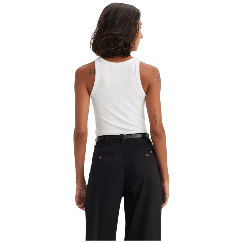 Levi's canotta a coste bianca A73260001 T-shirt LEVI'S