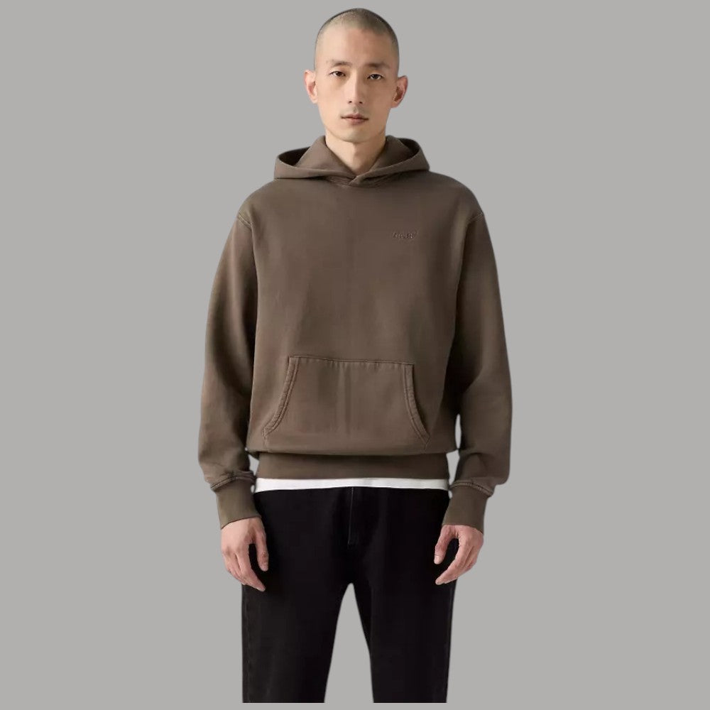 Levi's felpa marrone con cappuccio A84350033 - Prodotti di Classe