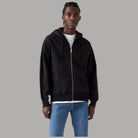 Levi's felpa nera con zip e cappuccio A92650000 - Prodotti di Classe
