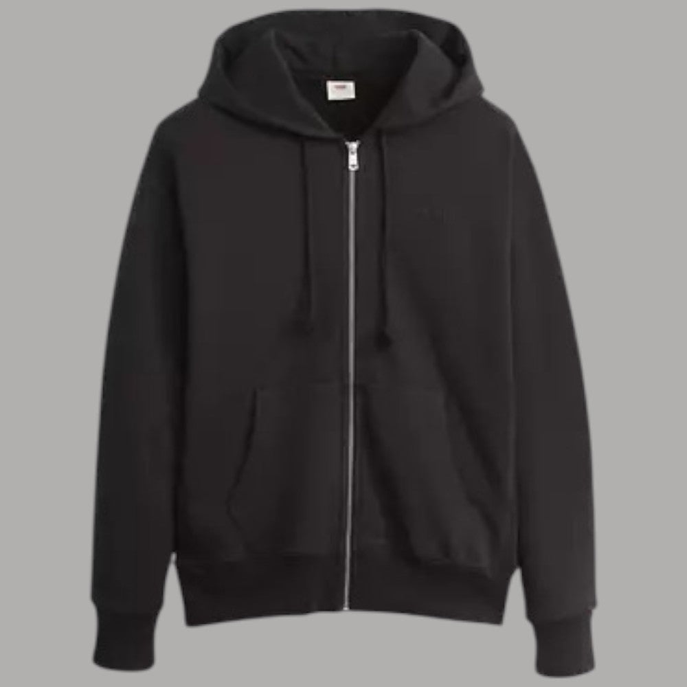 Levi's felpa nera con zip e cappuccio A92650000 - Prodotti di Classe