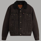 Levi's giacca nera in jeans sherpa trucker type III 163650291 - Prodotti di Classe