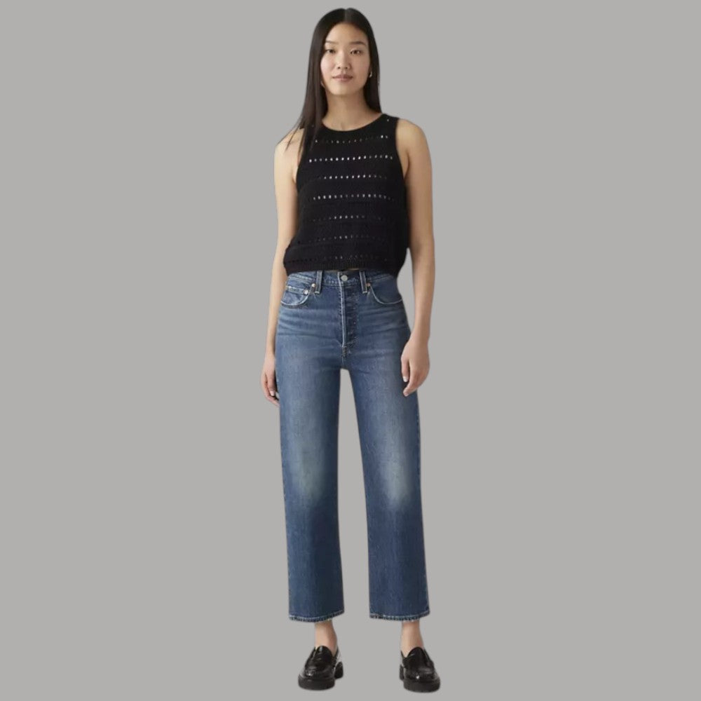 Levi's jeans Ribcage Straight alla Caviglia 726930218 - Prodotti di Classe