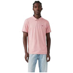 Maglietta polo Levi's rosa con colletto e bottoni davanti, maniche corte