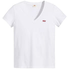 Levi's t-shirt bianca scollo a V logo piccolo 85341 0002 T-shirt LEVI'S