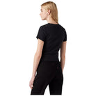 Levi's t-shirt nera cropped a coste logo piccolo A7419 0014 T-shirt LEVI'S