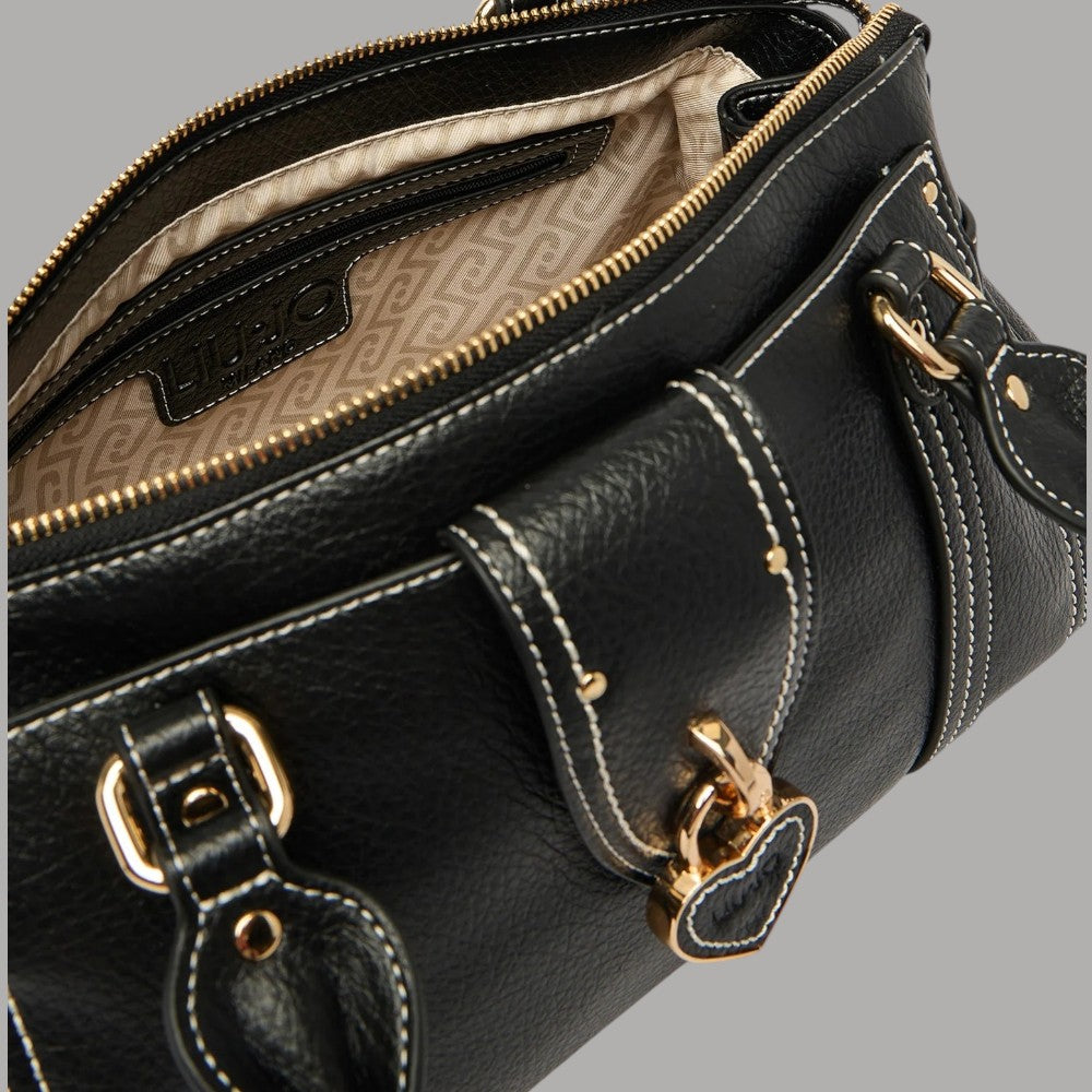 Liu Jo borsa boston nera AA6059E1109 - Prodotti di Classe
