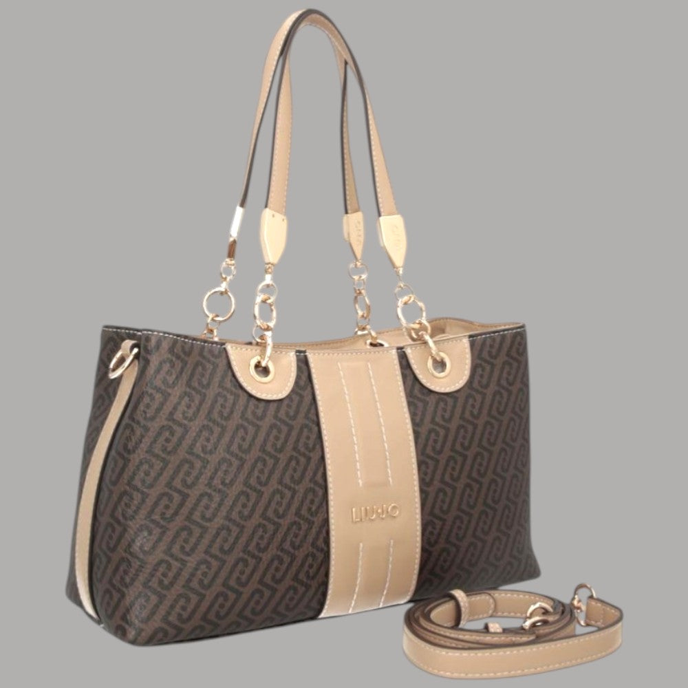 Liu Jo borsa shopping logo monogram AA6103E1118 - Prodotti di Classe