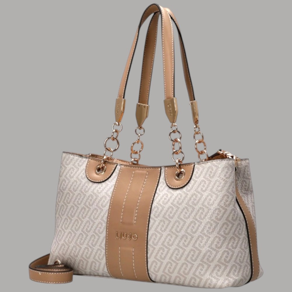Liu Jo borsa shopping logo monogram AA6103E1118 - Prodotti di Classe
