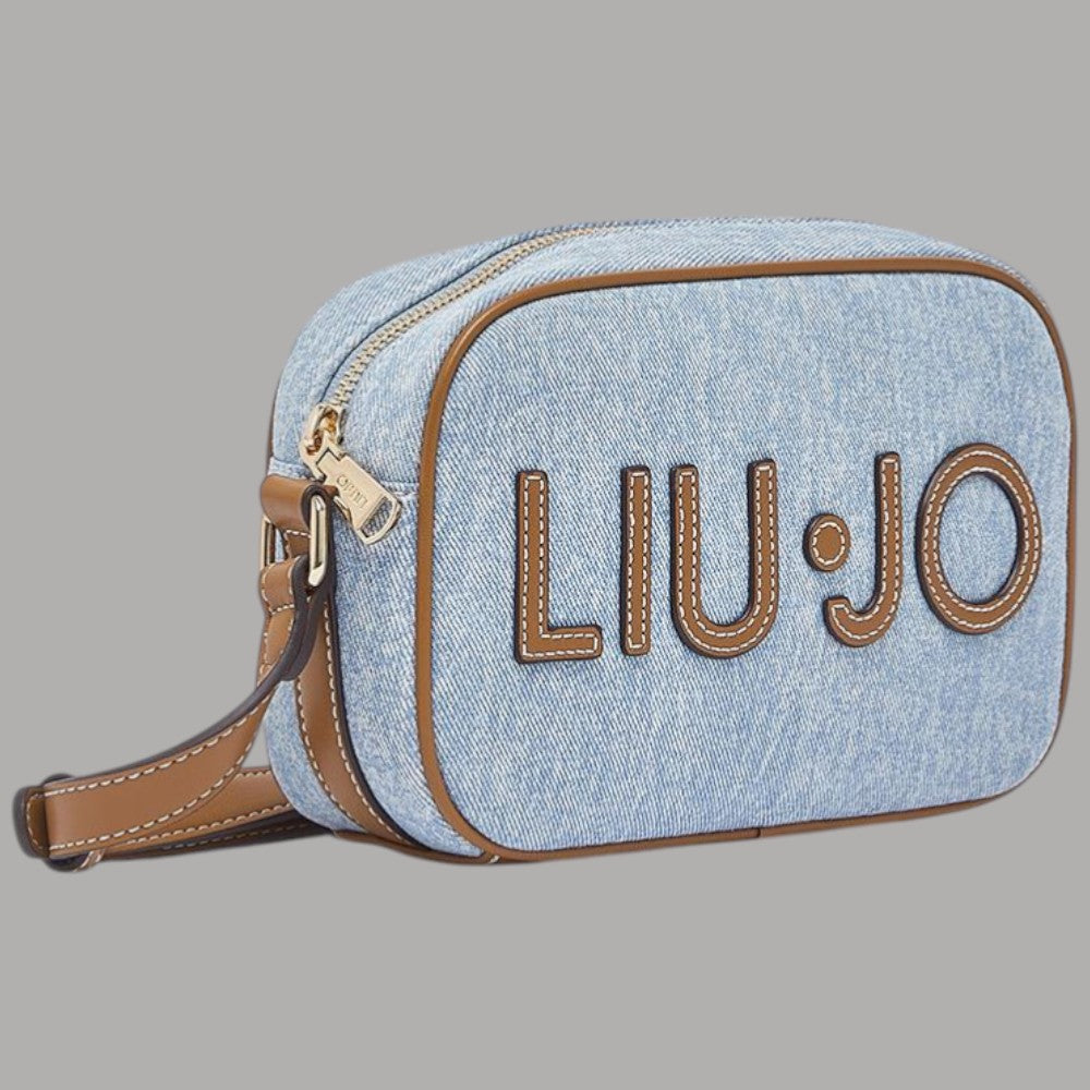 Liu Jo borsa a tracolla piccola in denim chiaro AA6114T377A - Prodotti di Classe