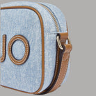 Liu Jo borsa a tracolla piccola in denim chiaro AA6114T377A - Prodotti di Classe