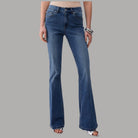 Liu Jo Jeans Bootcut Vita Alta Stonewash 86cm Eleganti - Prodotti di Classe