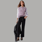 Liu Jo Jeans Cropped Flare, Vita Alta, bottone Gioiello - Prodotti di Classe