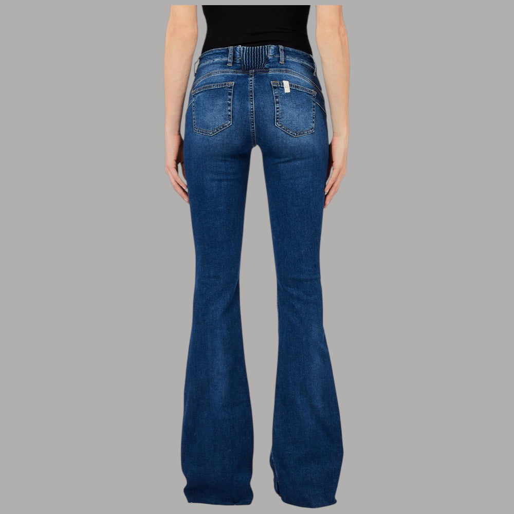 Liu Jo Jeans Flare Stonewash con Inserto Elastico e Comfort - Prodotti di Classe