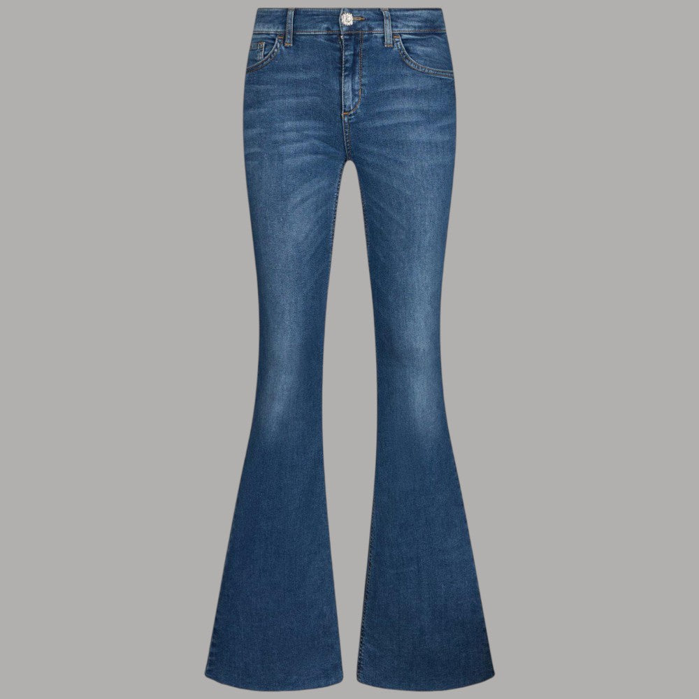 Liu Jo Jeans Flare Stonewash con Inserto Elastico e Comfort - Prodotti di Classe