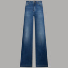 Liu Jo Jeans Flare Vita Alta con Cintura Monogram Regolabile - Prodotti di Classe