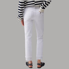 Liu Jo Jeans Skinny Bianchi con Strass e Risvolto Elegante - Prodotti di Classe