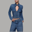 Liu Jo Jeans baggy con stringhe UA6510D0400 - Prodotti di Classe