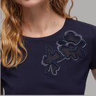 Liu Jo t-shirt Cut out con tulle TA6155JS923 - Prodotti di Classe