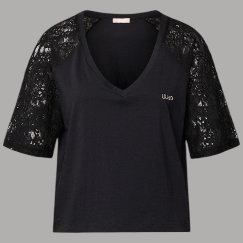Liu Jo t-shirt con pizzo TA6160JS923 - Prodotti di Classe