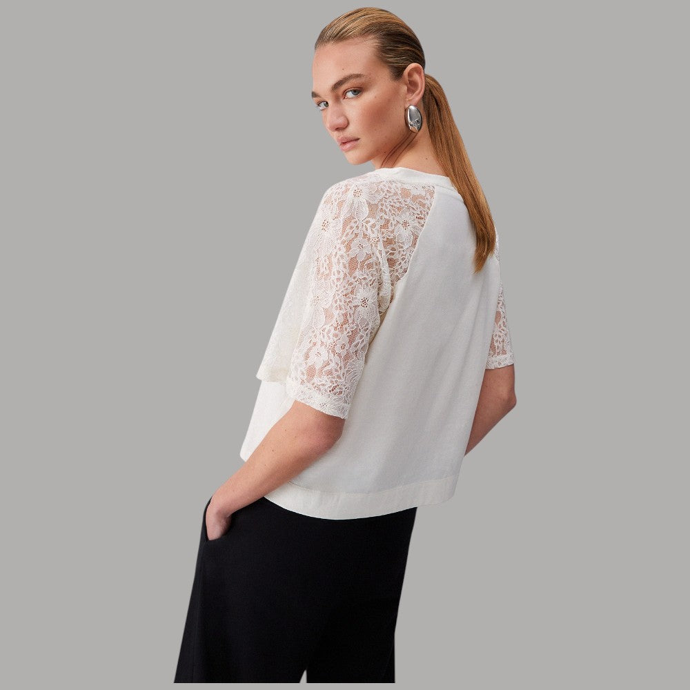 Liu Jo t-shirt con pizzo TA6160JS923 - Prodotti di Classe