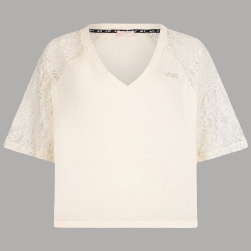 Liu Jo t-shirt con pizzo TA6160JS923 - Prodotti di Classe