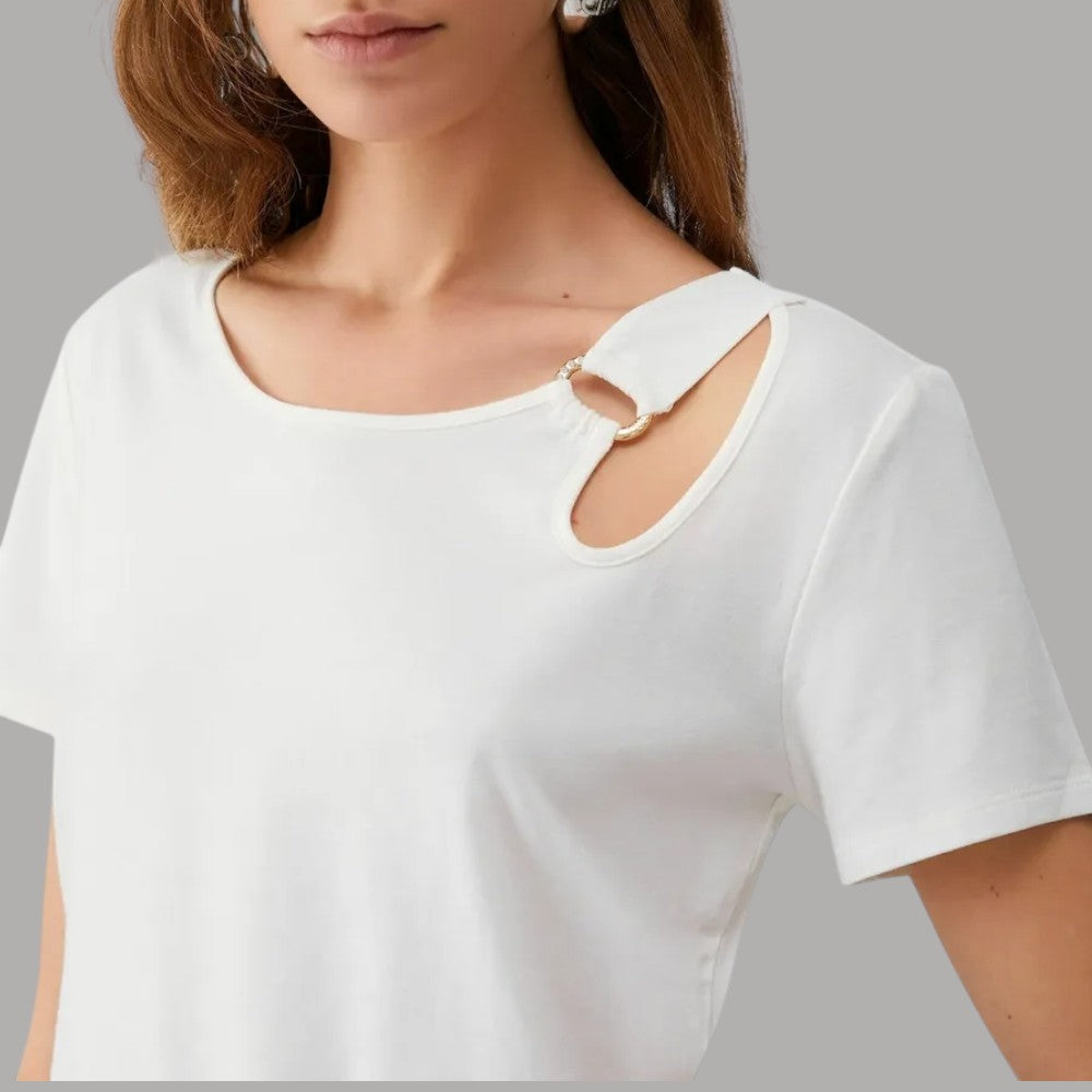 Liu Jo t-shirt con cut-out TA6098JS005 - Prodotti di Classe