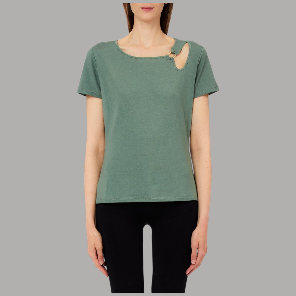 Liu Jo t-shirt con cut-out TA6098JS005 - Prodotti di Classe