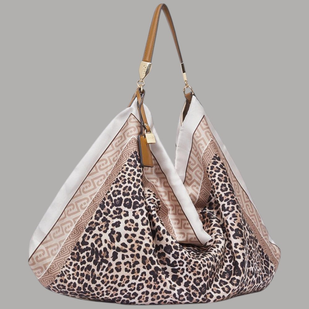 Liu Jo borsa foulard hobo media in raso con charm regolabile - Prodotti di Classe