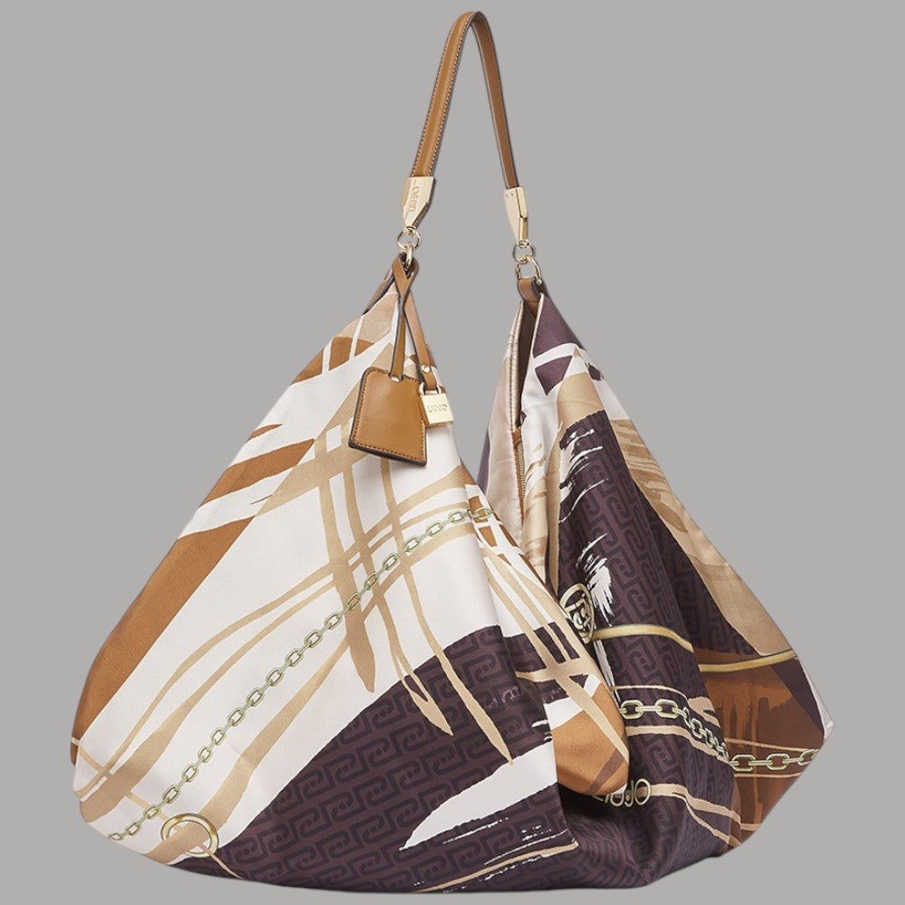 Liu Jo borsa foulard hobo media in raso con charm regolabile - Prodotti di Classe
