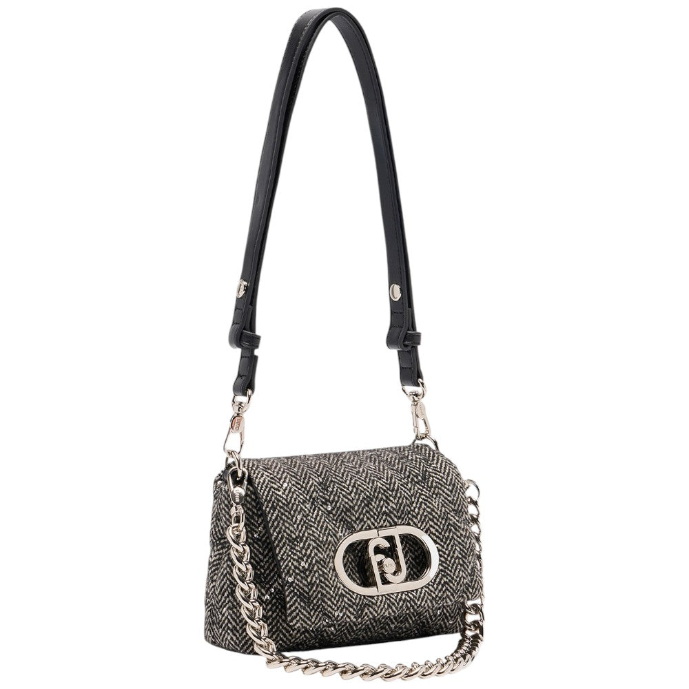 Liu Jo borsa piccola LaPuffy nera con paillettes AF5269T9112-22222 Borse Liu Jo