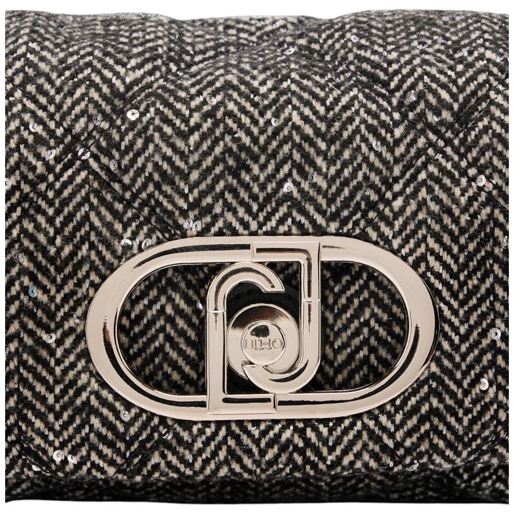 Liu Jo borsa piccola LaPuffy nera con paillettes AF5269T9112-22222 Borse Liu Jo