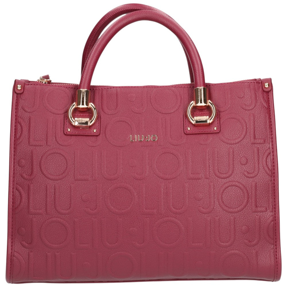 Liu Jo borsa rosso vino satchel media AF5008E0538-91726 Borse Liu Jo