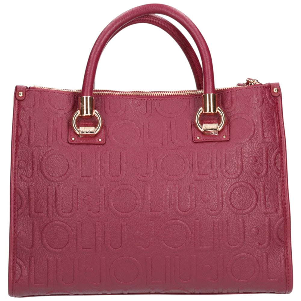 Liu Jo borsa rosso vino satchel media AF5008E0538-91726 Borse Liu Jo
