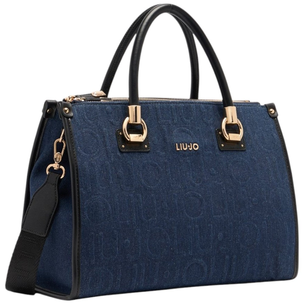 Liu Jo borsa satchel in denim AF5008D0001-94024 Borse Liu Jo