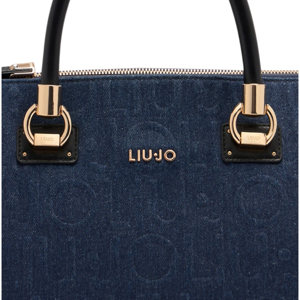 Liu Jo borsa satchel in denim AF5008D0001-94024 Borse Liu Jo