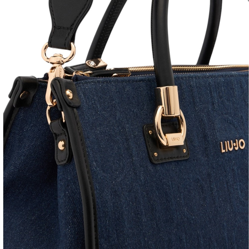 Liu Jo borsa satchel in denim AF5008D0001-94024 Borse Liu Jo