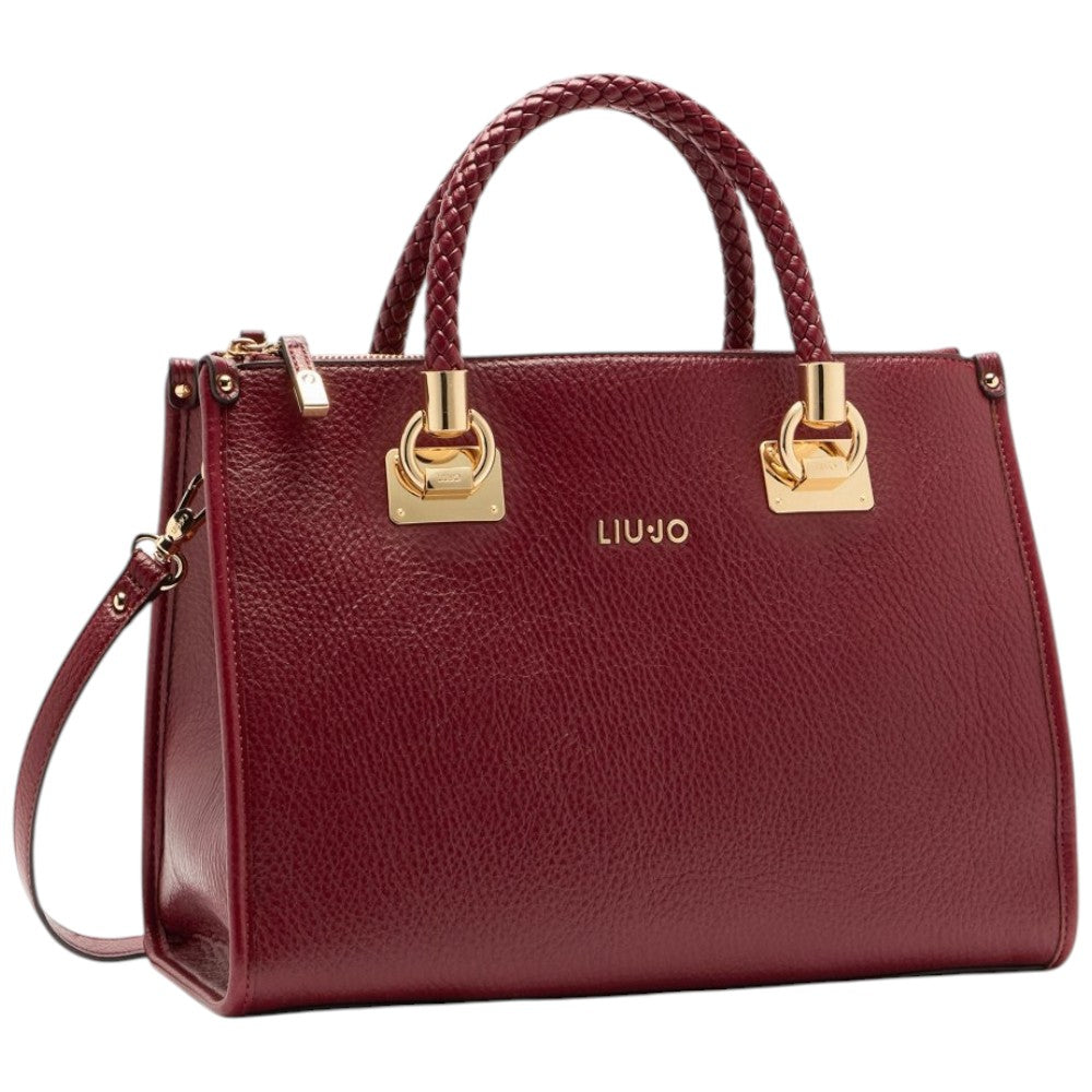 Liu Jo borsa satchel media rosso vino AF5008E0027-91726 Borse Liu Jo