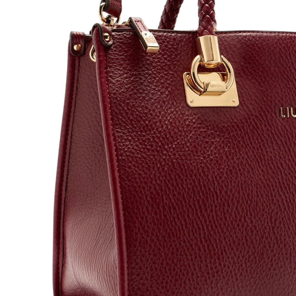 Liu Jo borsa satchel media rosso vino AF5008E0027-91726 Borse Liu Jo