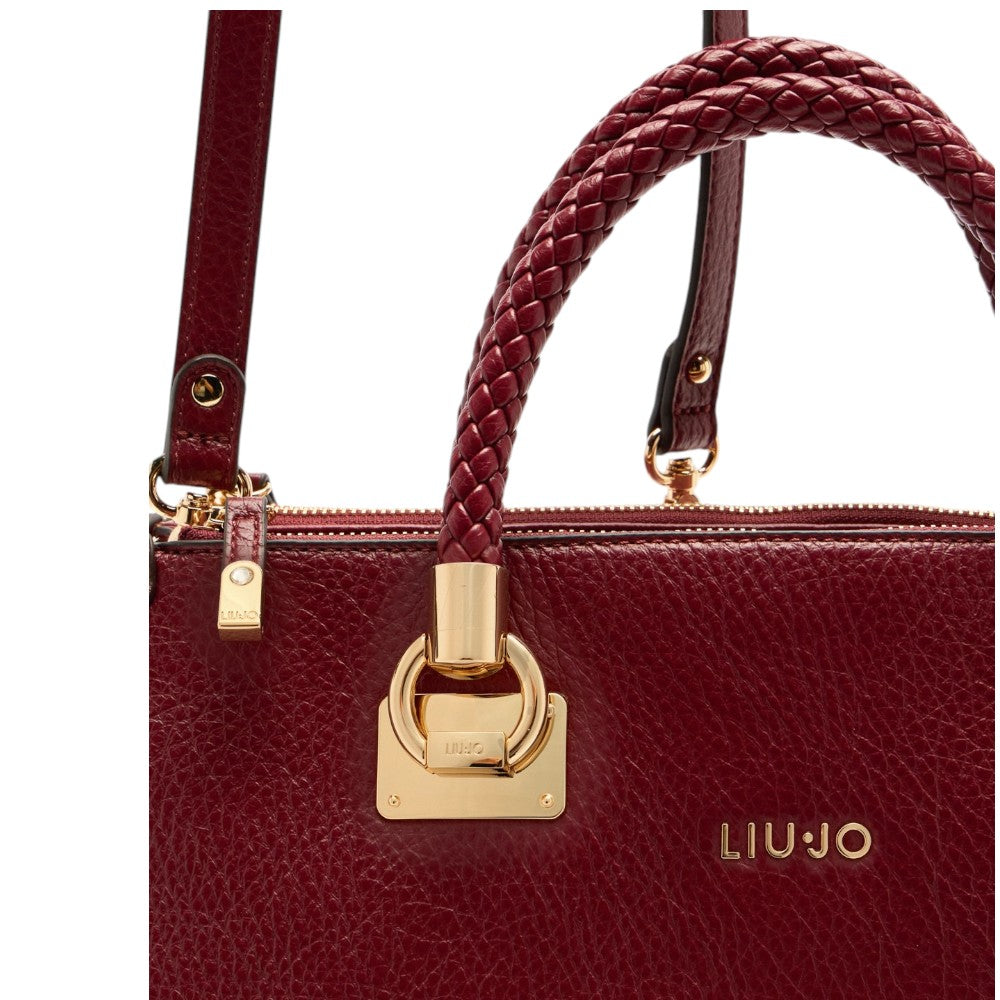 Liu Jo borsa satchel media rosso vino AF5008E0027-91726 Borse Liu Jo